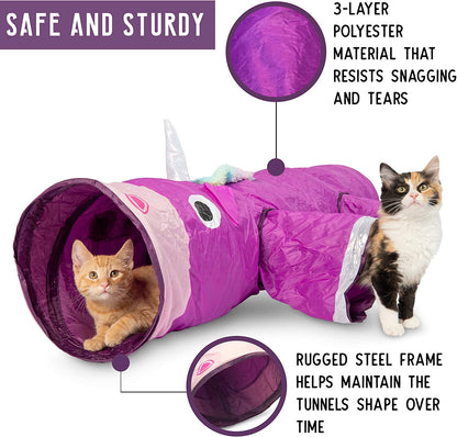 Magic Mewnicorn Multi Cat Tunnel Toy