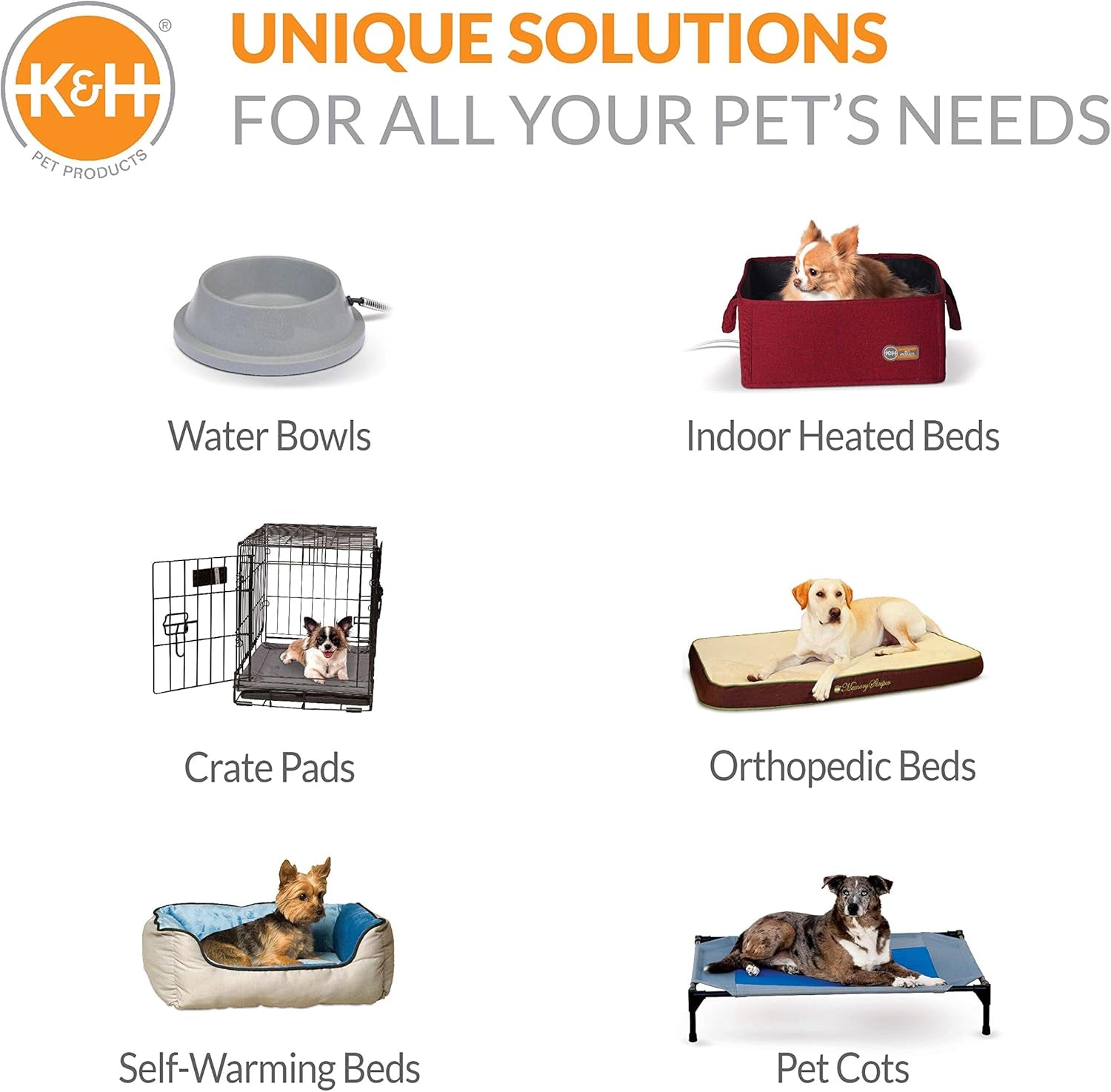 K&H Outdoor Elevated Dog Bed - Ultimate Cooling Raised Bed for Large Breeds, Gray, XL 50" x 32"