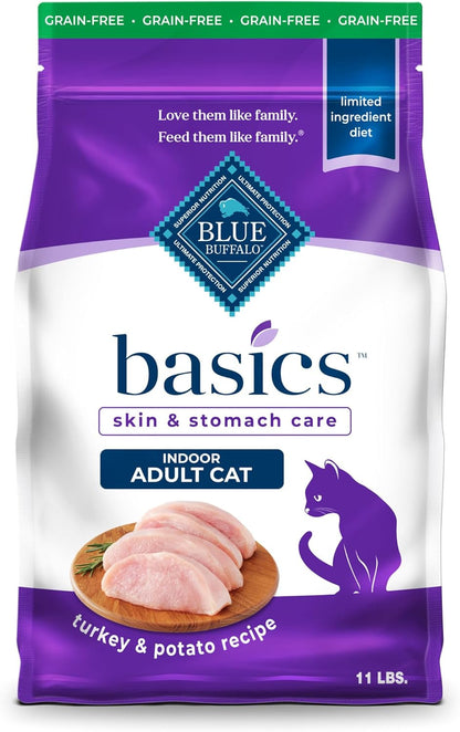 Basics Turkey Grain-Free Dry Cat Food, 11 Lb