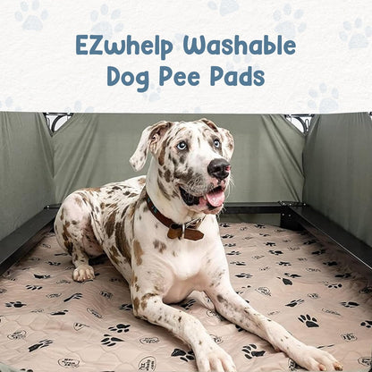 Reusable Dog Pee Pads, Washable Waterproof Mat 24X36 In, 2 Pack