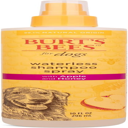 Burts Bees for Pets Waterless Shampoo Spray, with Apple & Honey, 10 Fl Oz