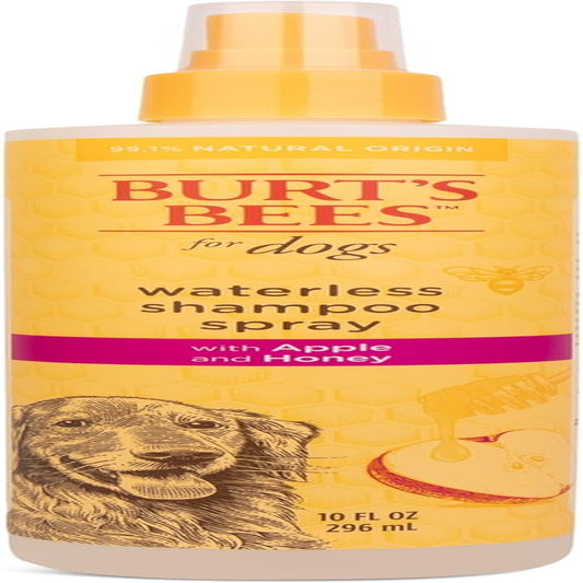Burts Bees for Pets Waterless Shampoo Spray, with Apple & Honey, 10 Fl Oz