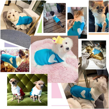 Dog Sweaters Classic Knitwear, Turtleneck Winter Warm Pet Puppy Clothes