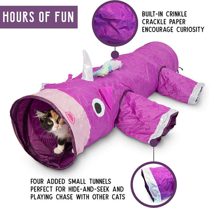 Magic Mewnicorn Multi Cat Tunnel Toy